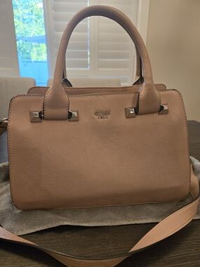 GUESS 1981 Pink Satchel Handbag